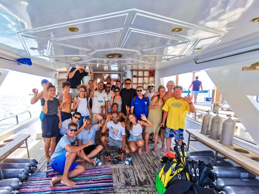 Aqaba: 2 Guided Dives Boat Trip with Gear and Buffet Lunch - From Aqaba Sharks Bay Divers to Ayla Marina
