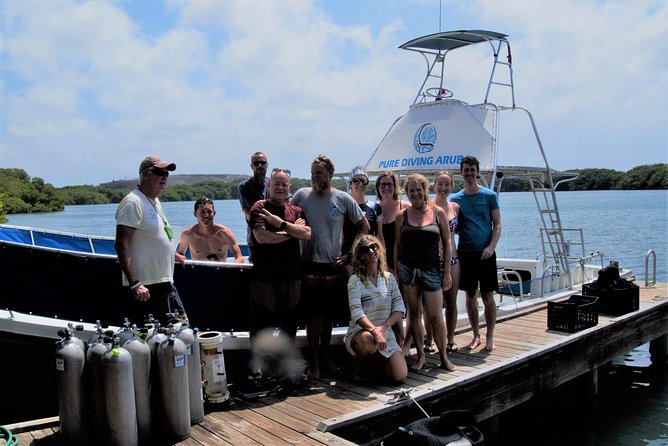 Aruba 2-Tank guided Dive for certified divers / own equipment - What the guide adds underwater
