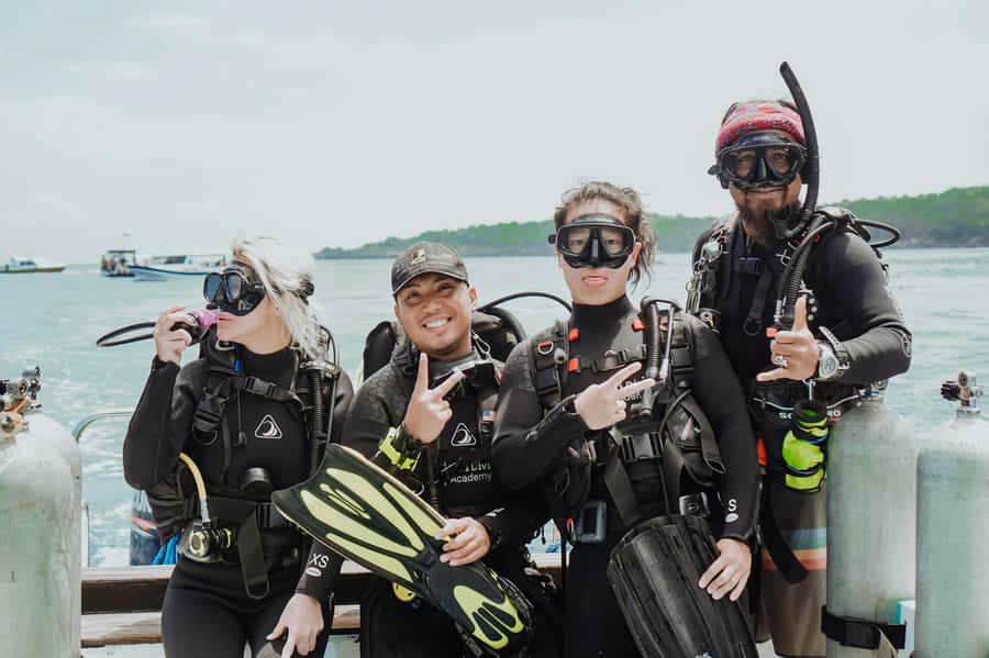 Bali: Try Scuba Diving day trip to Nusa Penida pool+2 dives - From Mertasari Harbor to island waters