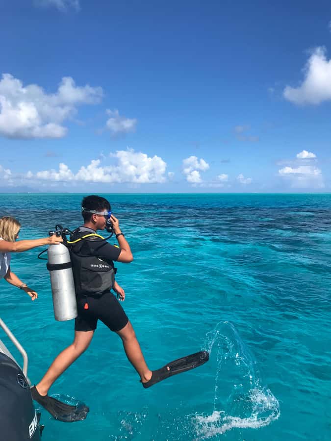 Bora Bora: Introductory Dive - What the two-hour schedule feels like