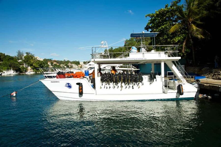 Catalina Island Scuba Diving Tour from Punta Cana - The catamaran ride to Catalina Island