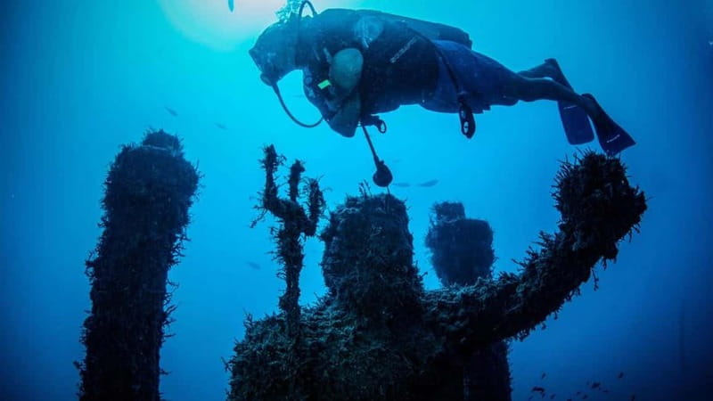 City of Side: Scuba Diving Underwater Museum with Pickup - Lunch, swimming, and a long pause on deck