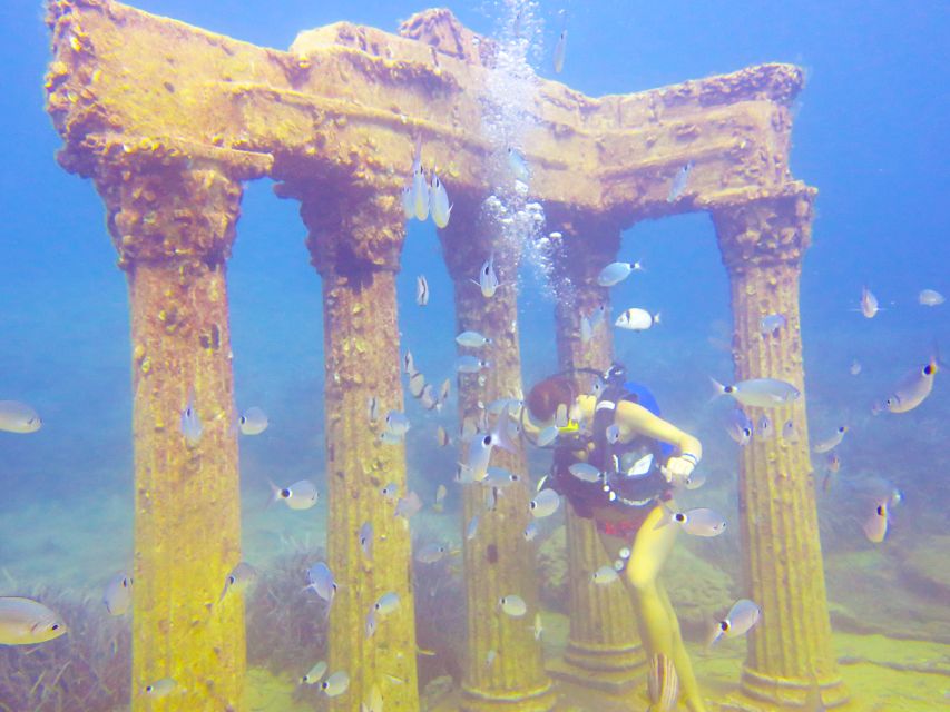 City of Side: Scuba Diving with Lunch - The first session, fish, reef, and the museum