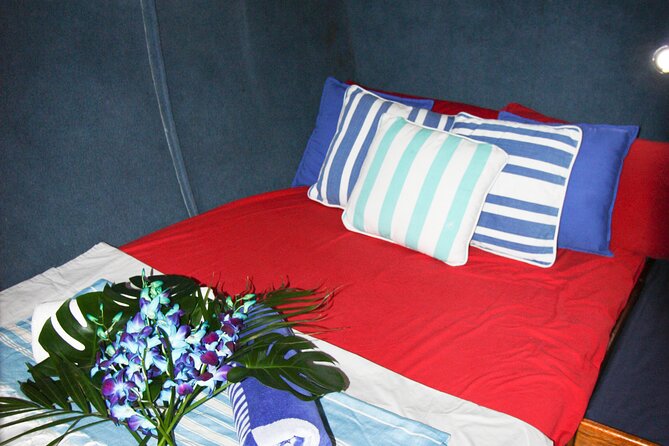 Coral Sea Dreaming Overnight Dive, Snorkel and Sail - Meals, equipment, and comfort aboard