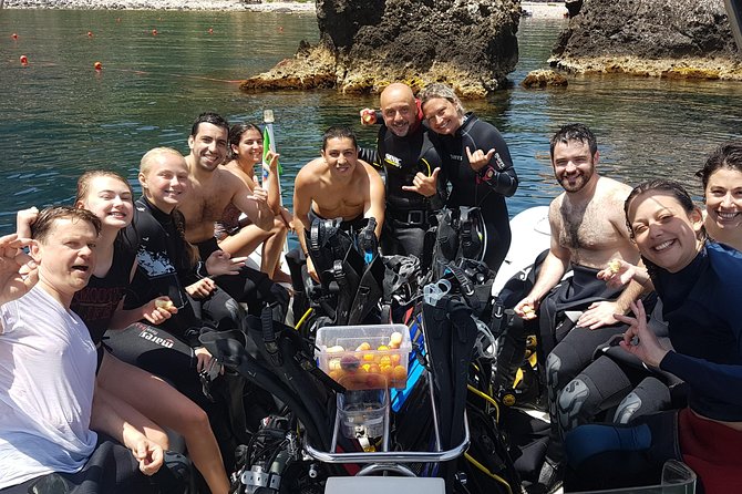 Diving for patented divers - Returning to the center for a proper break