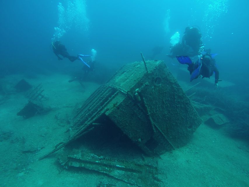 Dubrovnik: 1-Day Diving Package - Boat sites with wrecks, caves, and Lokrum
