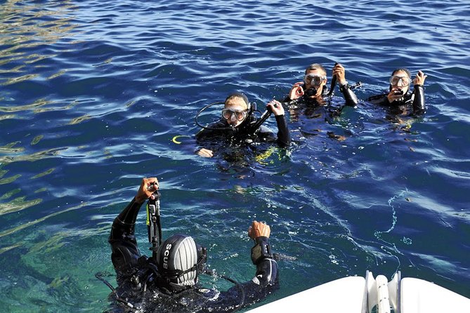 Exciting PADI Discover Scuba Diving Experience Isola Bella Marine Park Taormina - A fruit and iced-tea break beside Isola Bella
