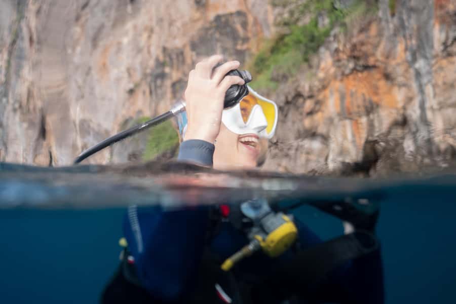 From Phi Phi: Beginner Scuba Diving Day Trip with 2 Dives - Before the boat leaves Phi Phi Don
