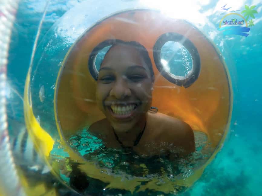 From Punta Cana: ScubaDoo, Snorkel & Glass Bottom Boat Tour - Getting Oriented at the Floating Platform