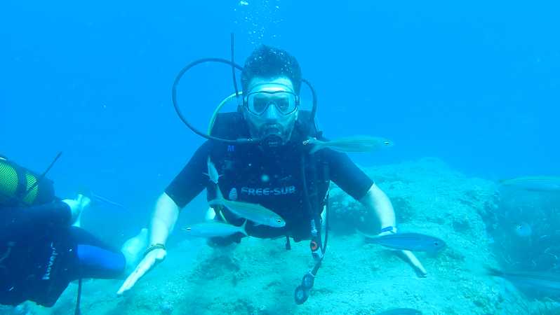 From Side: Guided Scuba Diving in Alanya w/ Lunch & Transfer - The underwater sessions at 5 to 12 meters