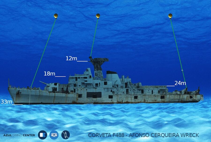 Funchal: Advanced Scuba Diving Afonso Cerqueira Wreck - Why the Afonso Cerqueira makes a good Madeira wreck outing