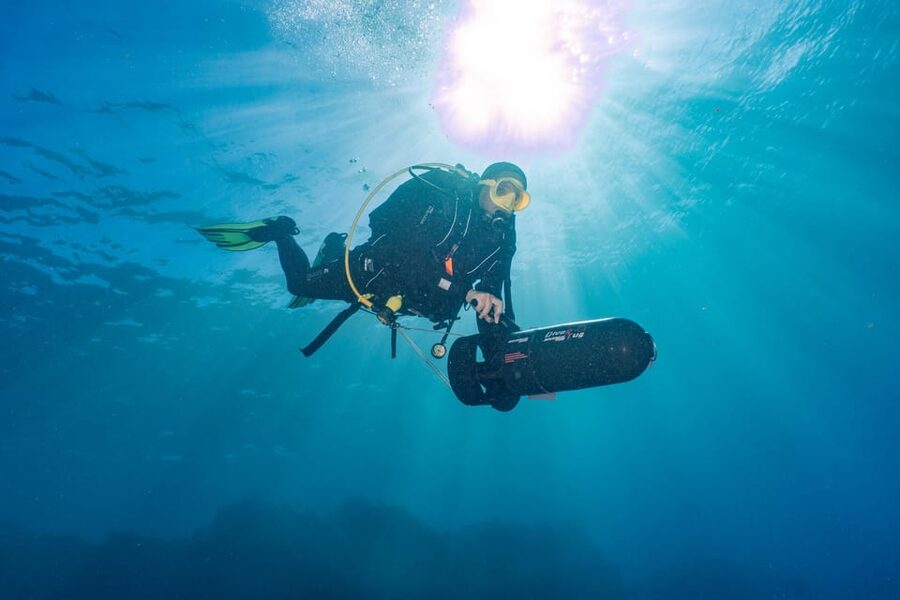 Funchal: DPV- Scooter Dive Adventure - Cruising farther while swimming less