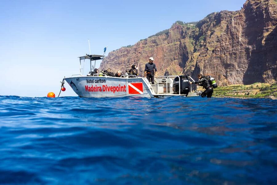 Funchal: Wreck dive F488 Frigate - certified divers - Madeira’s frigate wreck is the main event