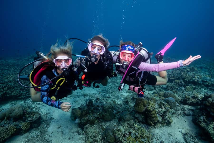 Gili Trawangan : Discovery Scuba Diving - Returning to the shop for the final class