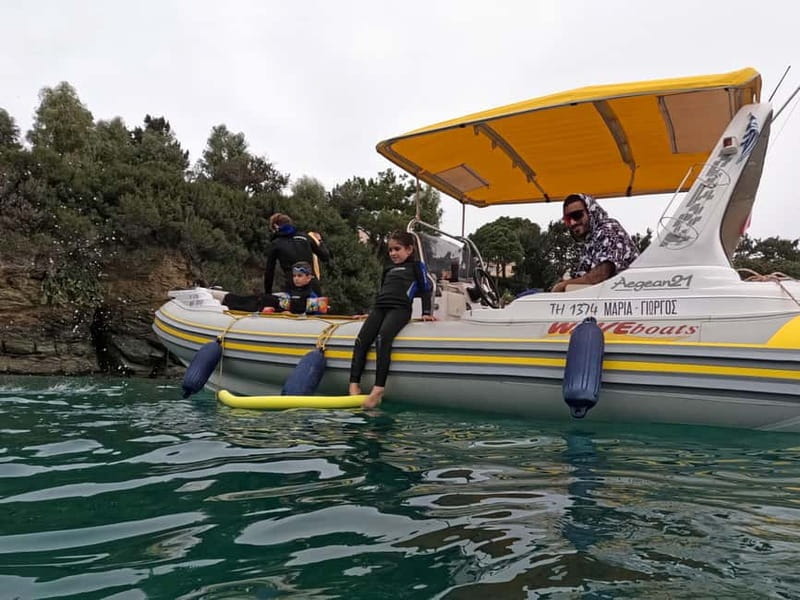 Heraklion: Boat Safari with guided snorkeling/diving tour. - What the first snorkeling stop is really like