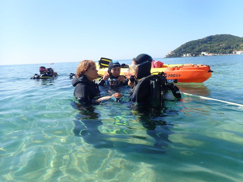 Lisbon: Try Dive in Arrábida Marine Reserve Setubal Sesimbra - Learning to breathe underwater