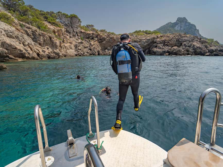 Mallorca: Scuba Dive Adventure Cap Formentor - 1 Dive (license required) - Returning by ladder and wrapping up at the center