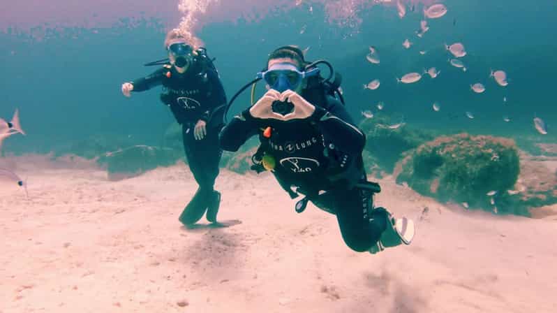 Malta, Scuba diving with instructor - Theory first, then practice in the sea
