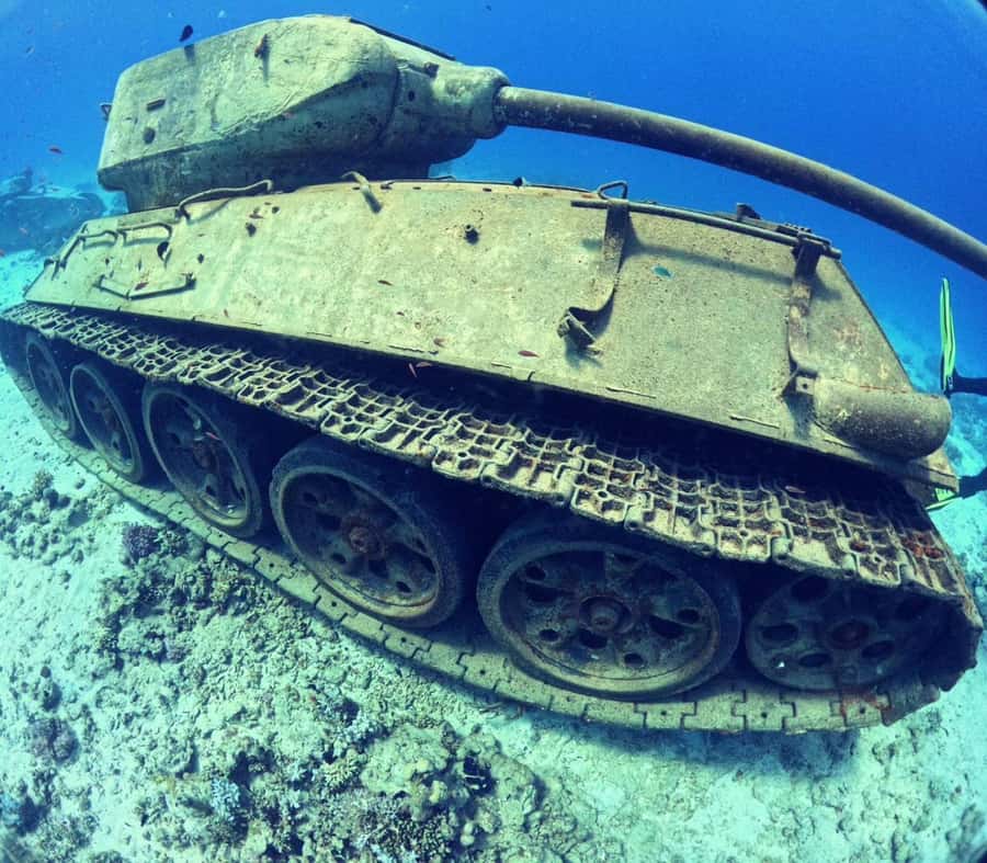 Museum Diving Experience in the Red Sea - The briefing and equipment setup