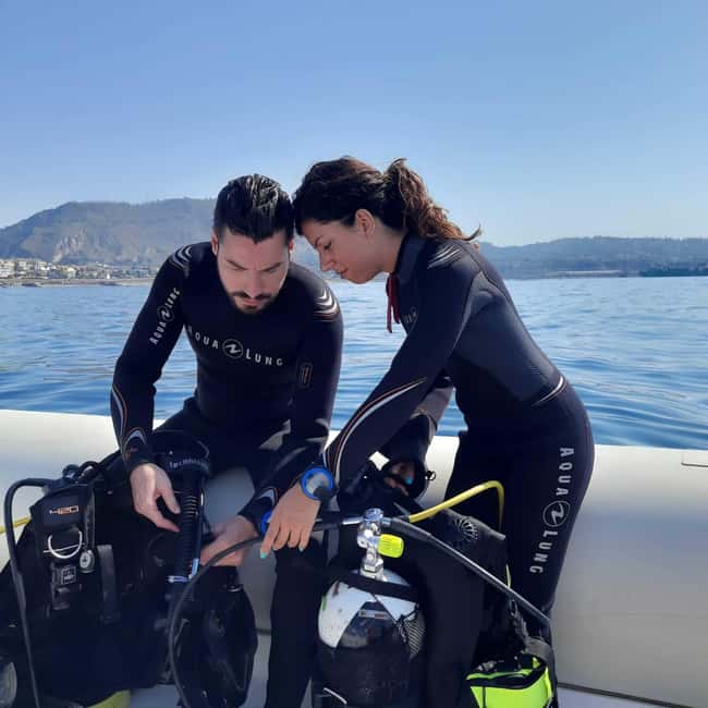 Napoli: Dive or Discover Scuba Diving in the Park of Baia - What happens before you enter the water