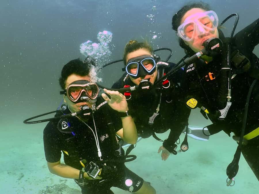 Phuket: 3 Dive Koh Phi Phi/Shark Point Scuba Diving Day Trip - First stop: Koh Phi Phi reef structures