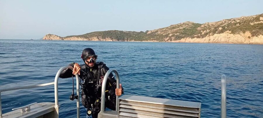 Porto-Vecchio: beginner diving in the Cerbicale Islands in the reserve - The 20-minute boat ride to the reserve