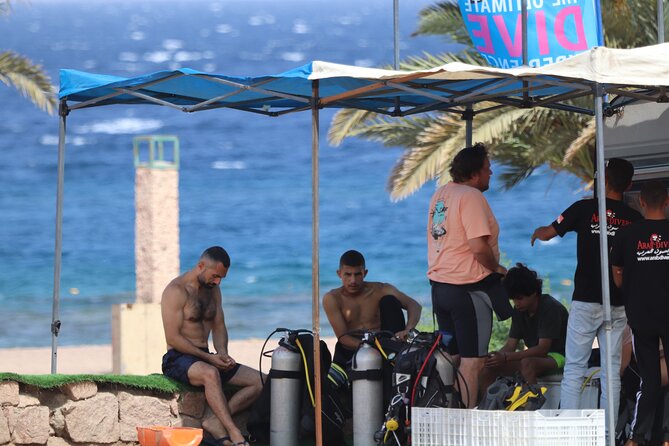 Private Intro Scuba Dive – Aqaba Coral Reefs - After the underwater session