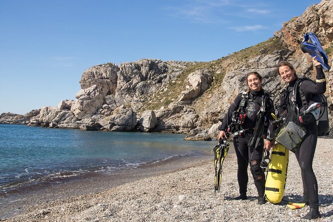 Research diving with a Marine Biologist in Crete - Plakias: the base for the second session and lab work