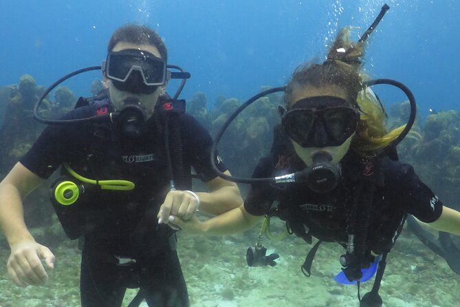 Scuba Diving (1st time) in Cancun Beginner's WELCOMED! - The Mesoamerican Reef adds the natural contrast