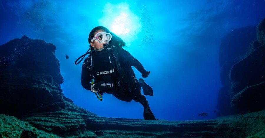 Scuba Diving Baptism in La Restinga - Entering the Sea for 30 to 40 Minutes