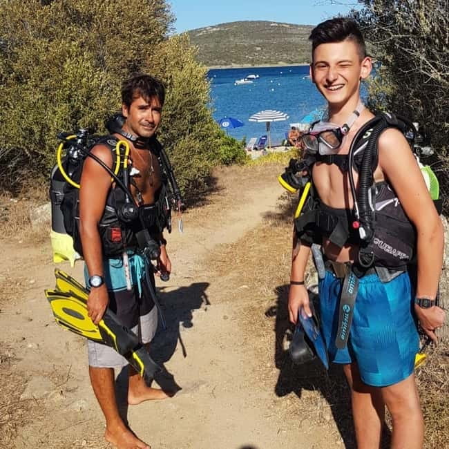 Scuba diving experience in La Maddalena : Baptism of the sea - The boat briefing and the first safety exercises