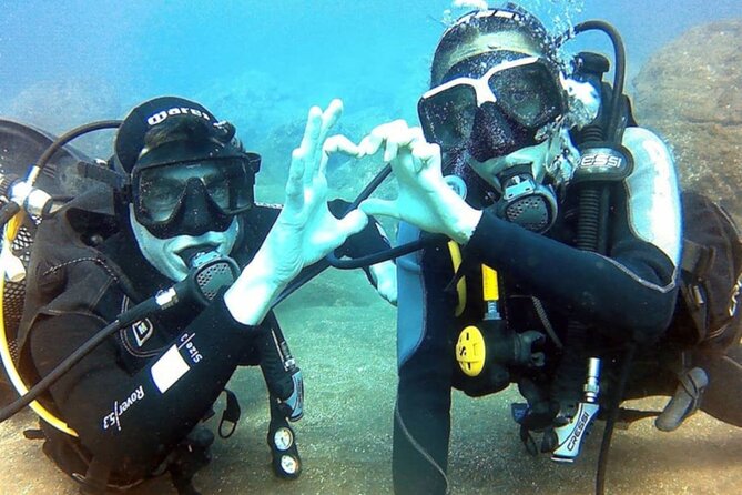 Scuba Diving Experience in Madeira - Entering the sea near Funchal