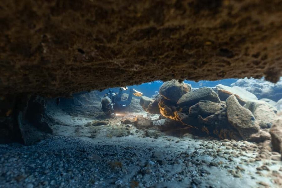 Scuba Diving trips for Certified Divers in Tenerife - Forty-five minutes over volcanic rock