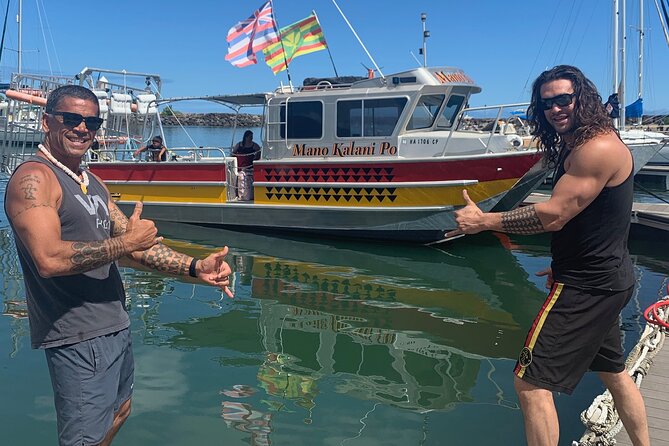 Shark Cage Diving On "The World Famous North Shore of Oahu", Hawaii - Getting ready for the cage