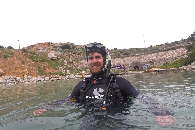 Try scuba dive - A first underwater lesson near Athens