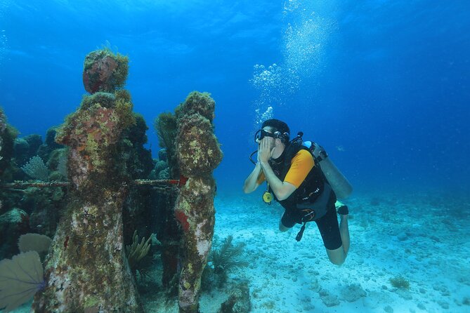 Two Tanks Scuba Diving for Beginners in Cancun - MUSA Underwater Museum: art beneath the surface